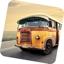 Confirm and pay for charter bus transportation