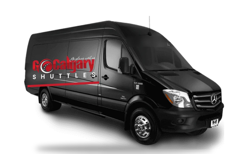 Charter Bus Calgary & Group Transportation 3 Go Calgary Shuttles 14-passenger Mercedes Sprinter van in Calgary